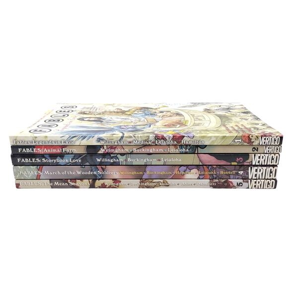 TPB Lot Fables Volume 1 - 5 DC Comics Vertigo Brand New York Times Best Seller - Picture 1 of 6